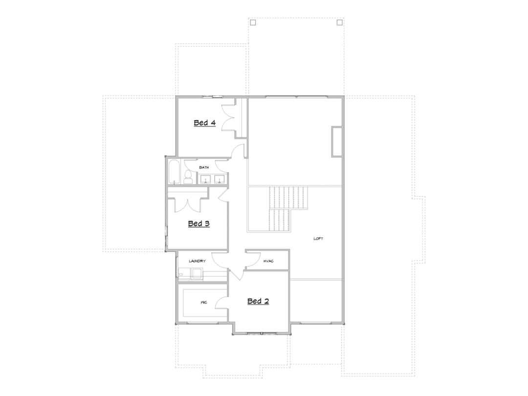 Alyssa Upper Level House Plan