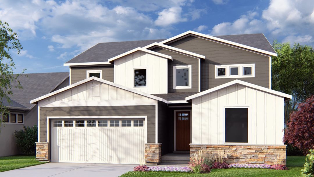 Mayflower - Craftsman A House Plan Rendering