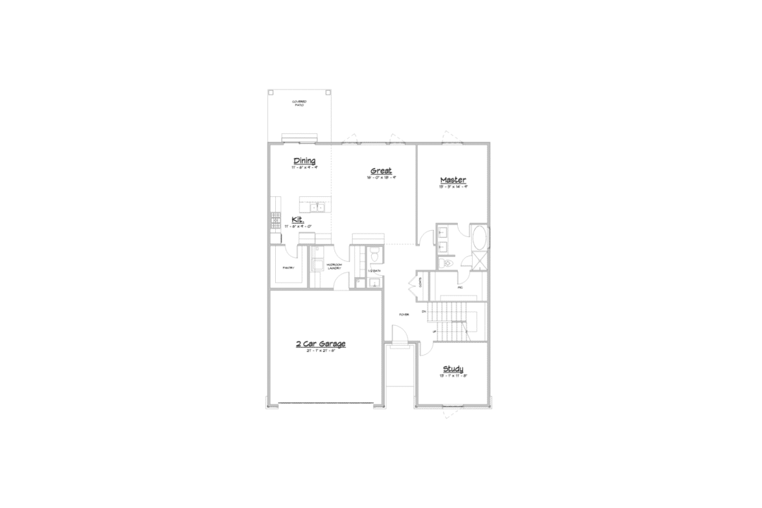 Mayflower Main Level House Plan