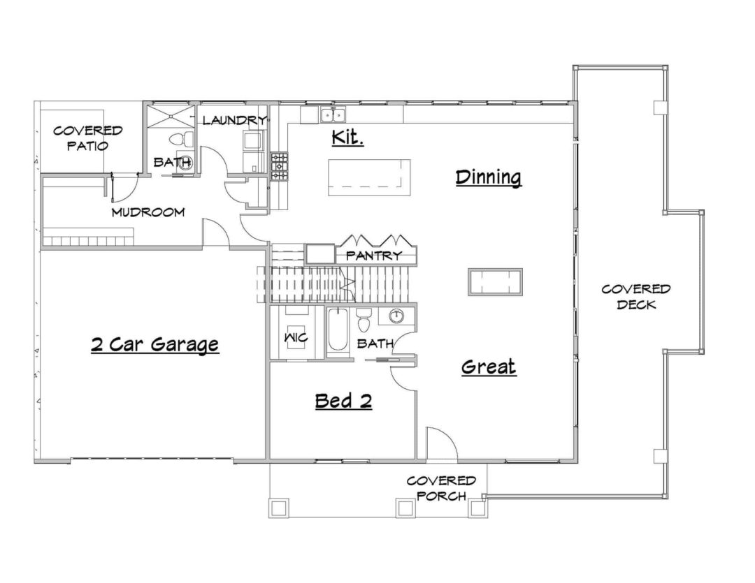 Wolcott House Plan