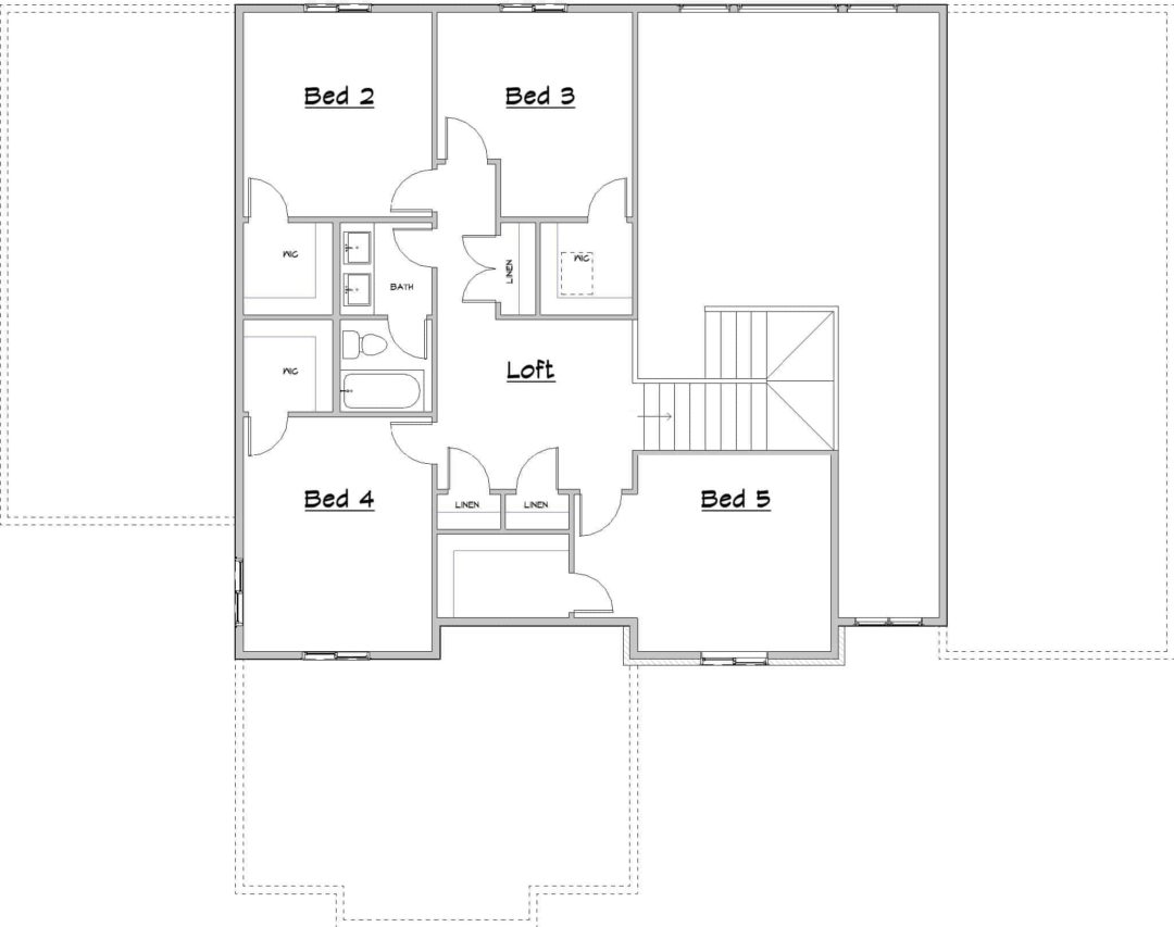 McLaren Upper Level House Plan