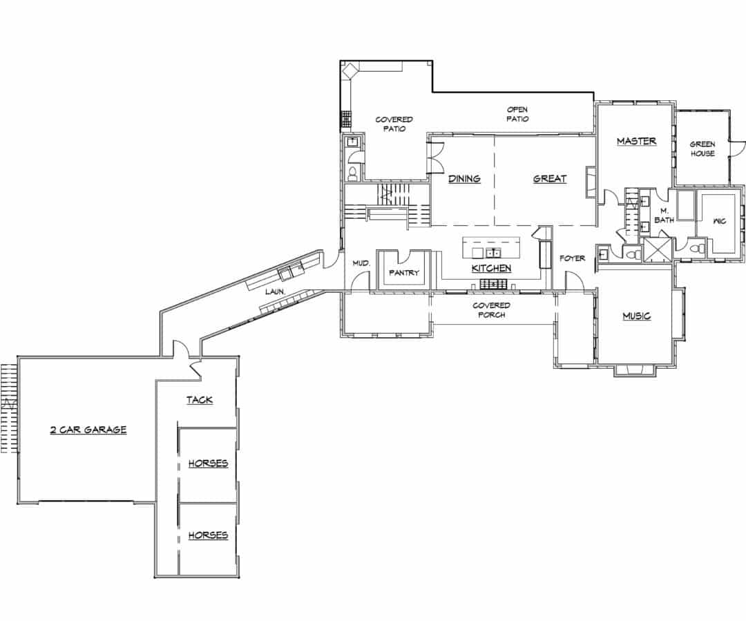 Tolcate Main Level House Plan