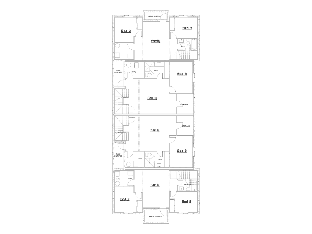 George House Plan Upper Level