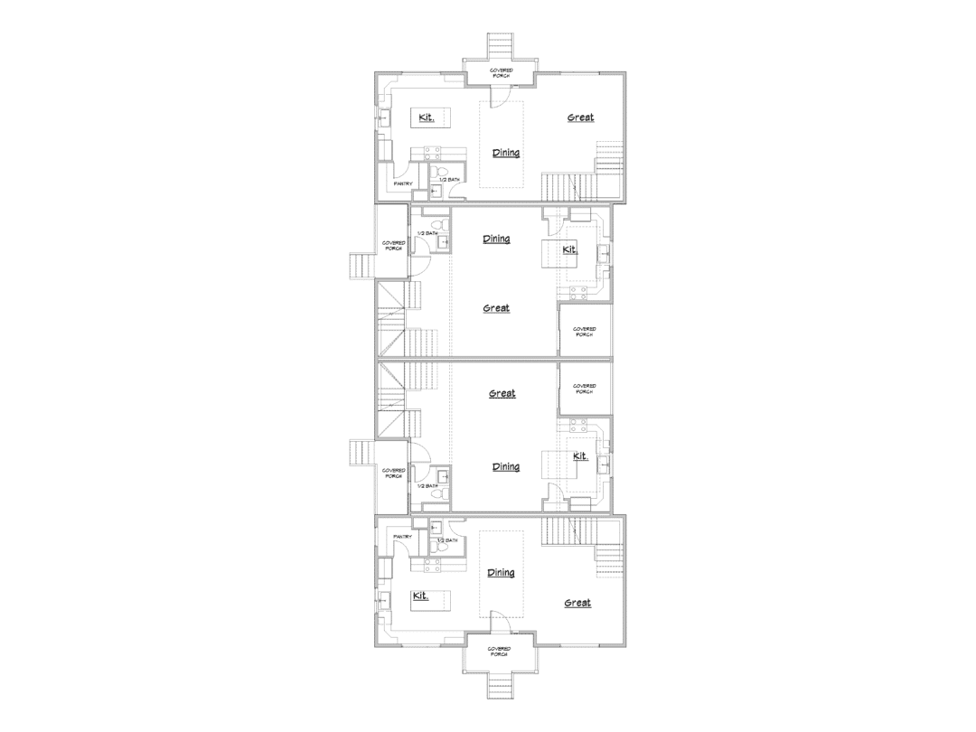 George House Plan Main Level