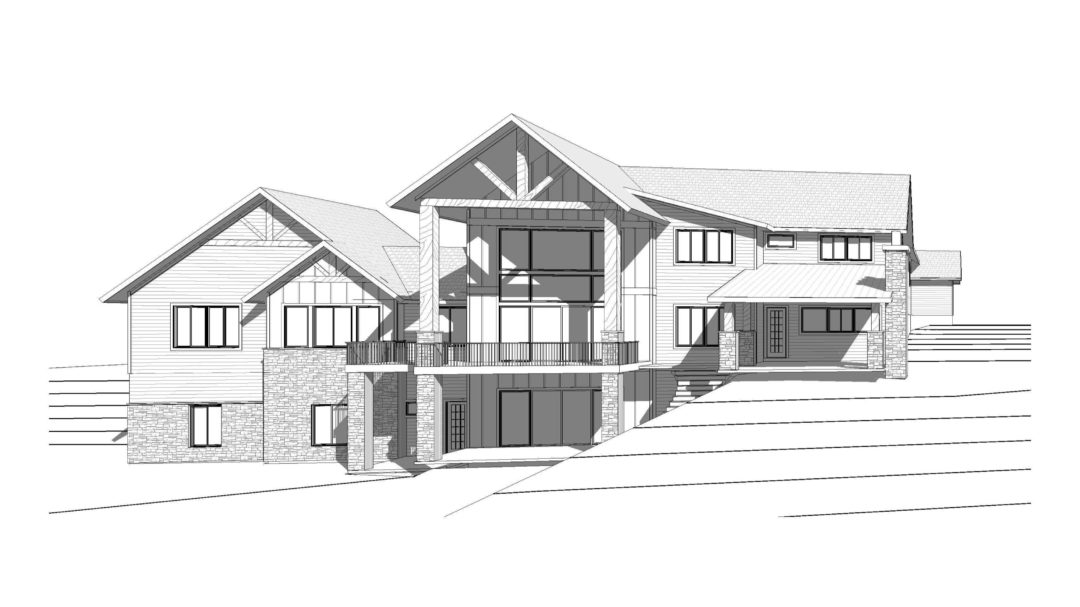 Eldredge House Plan Rendering