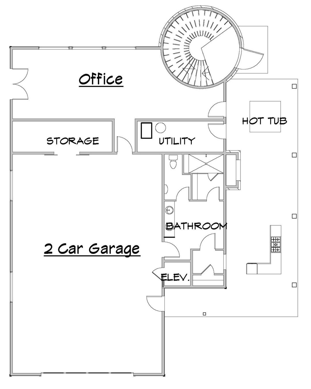 Hillary Detached Garage House Plan
