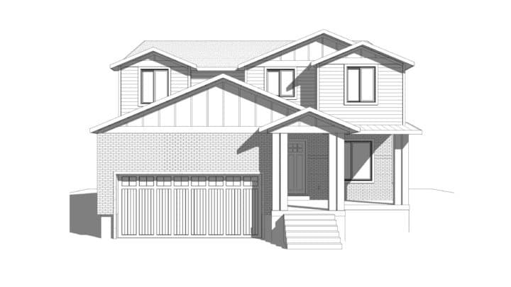 Jessie House Plan Rendering