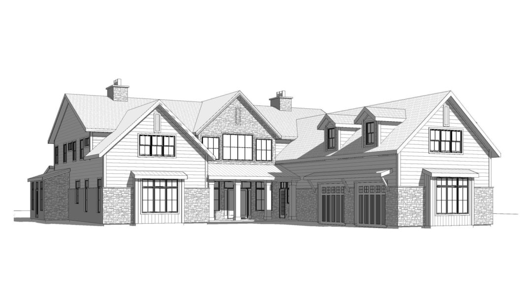 Laketown House Plan Rendering
