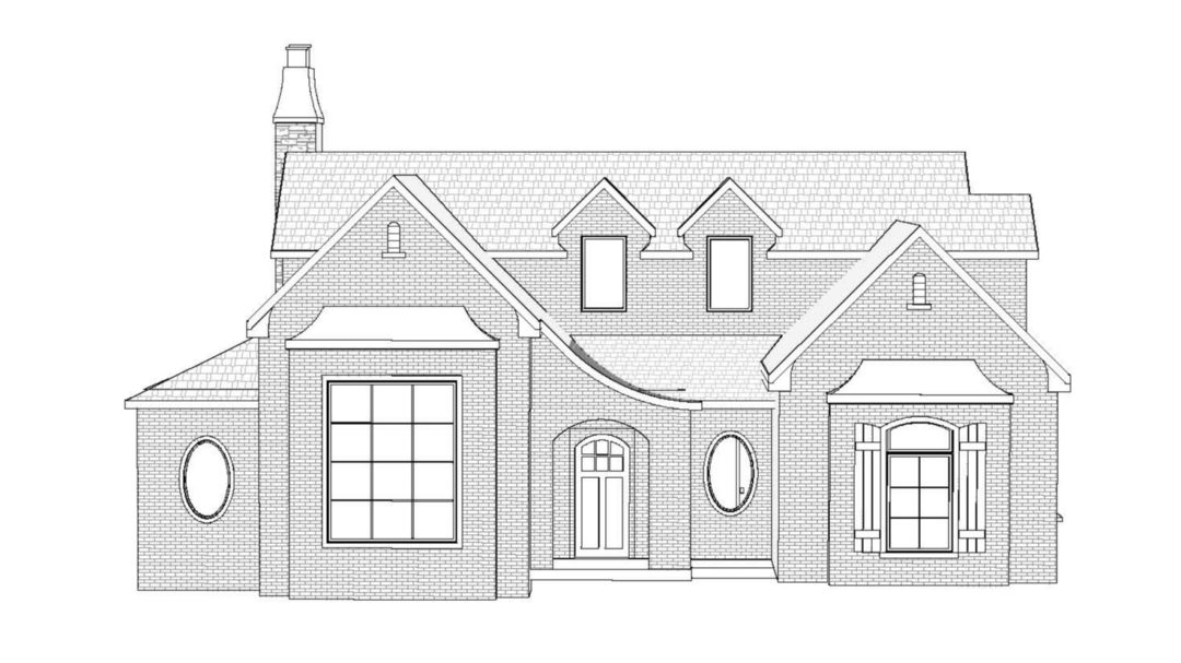 Nibley Park House Plan Rendering