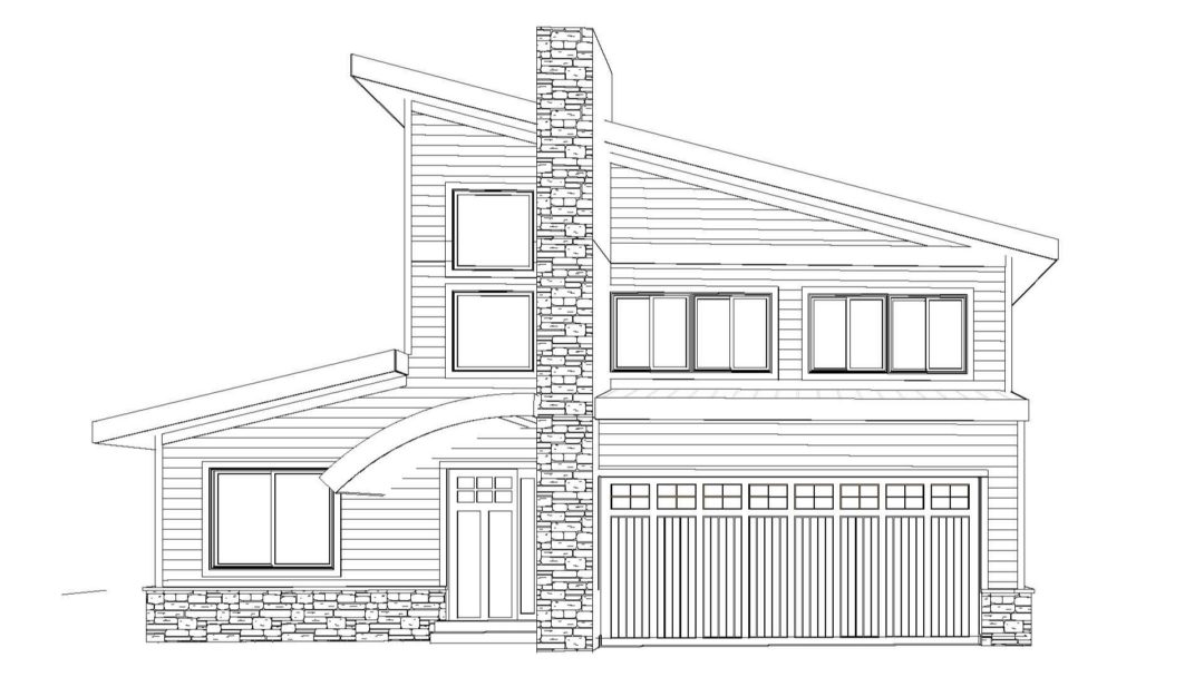 Prospector House Plan Rendering