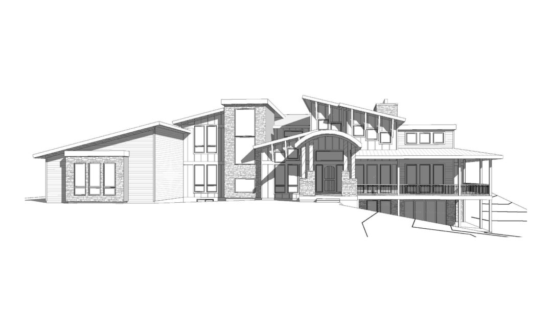 Turtle Ridge House Plan Rendering