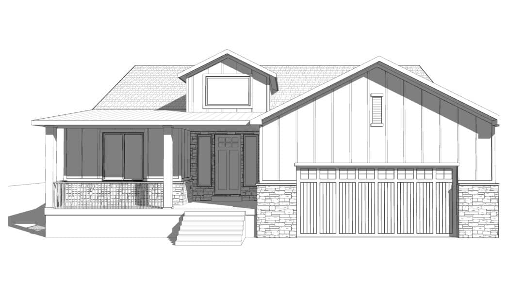 Henry House Plan Rendering