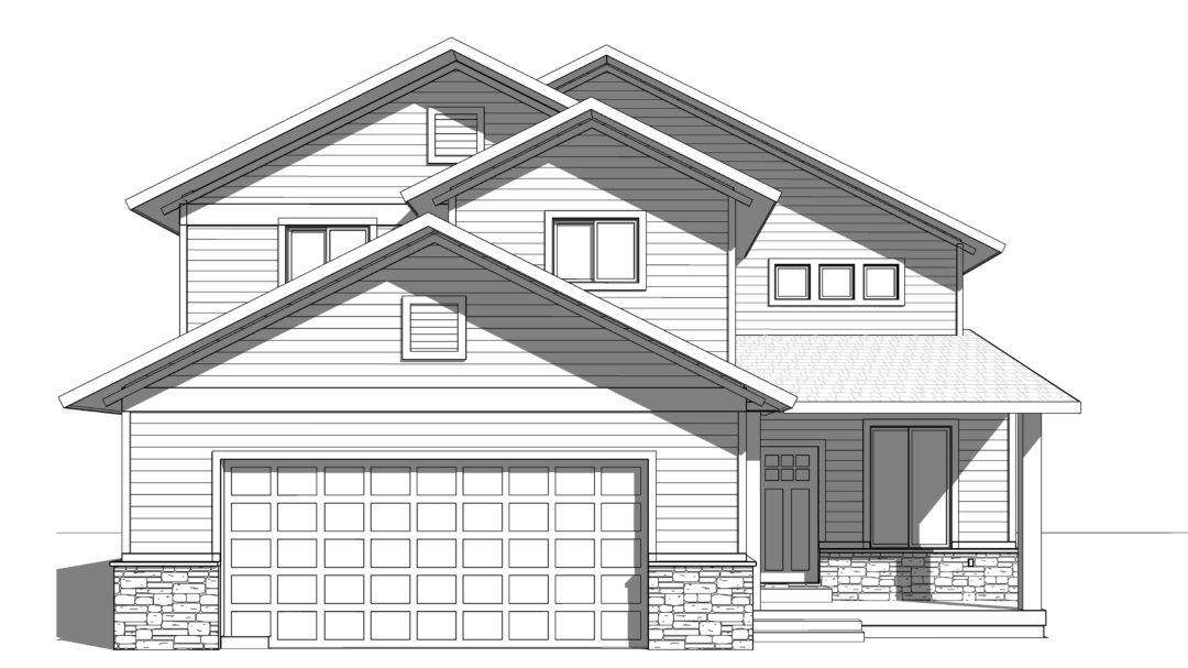 Katrina House Plan Rendering