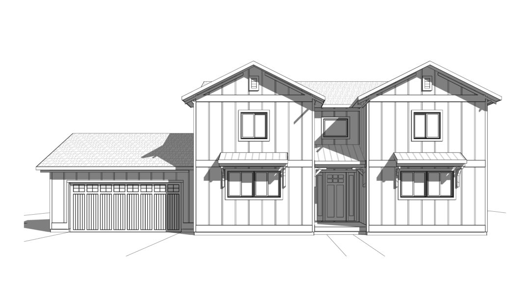Ollie House Plan Rendering