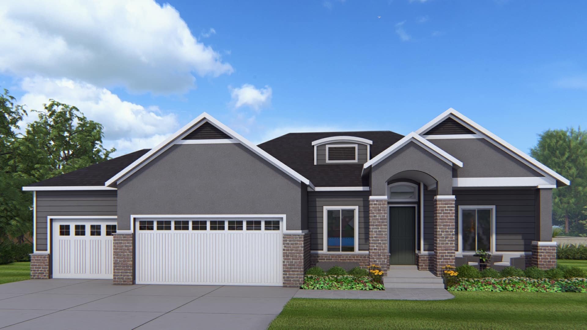 Silverhawk - Traditional House Plan Rendering