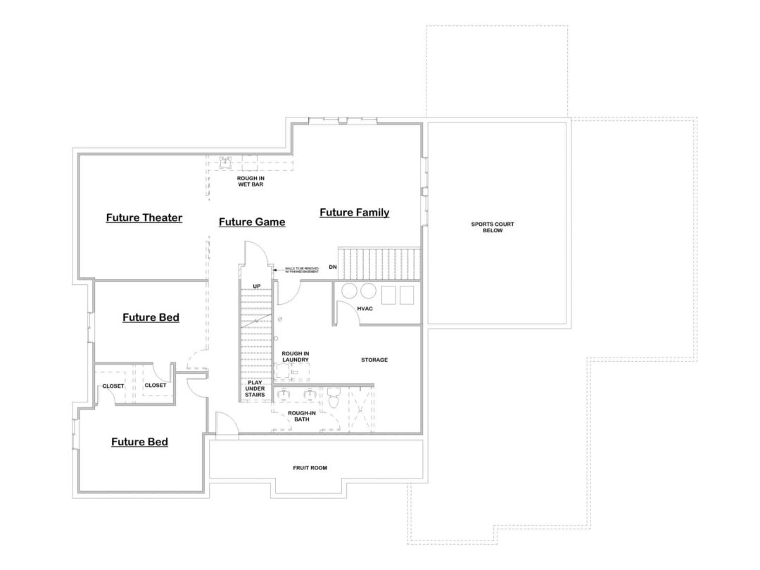 Northridge Basement House Plan