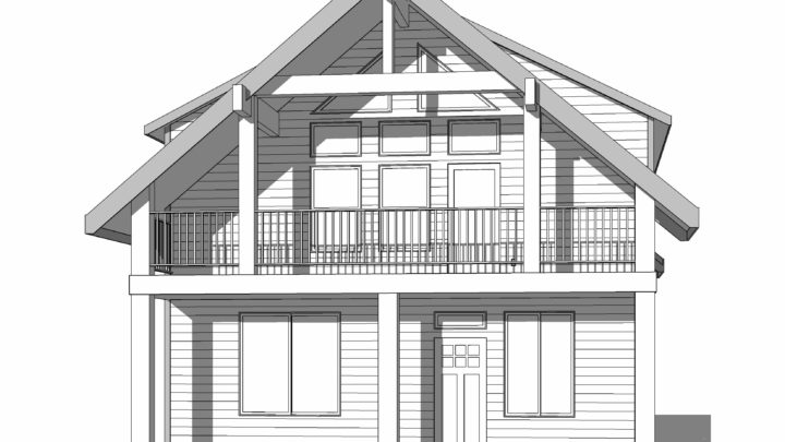 Moreno House Plan Floor Plan 3D Rendering