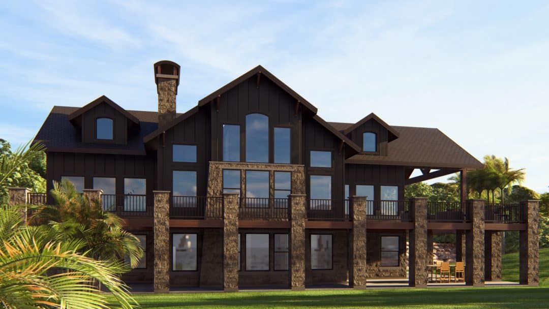 Bear Lake - Craftsman House Plan Rendering