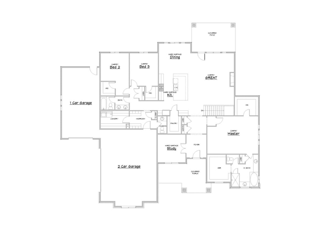 Ballard Main Level House Plan