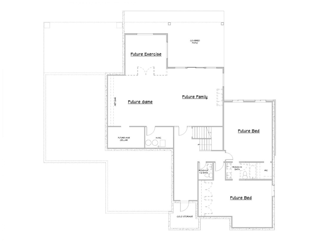 Canyon Springs Lower Level House Plan