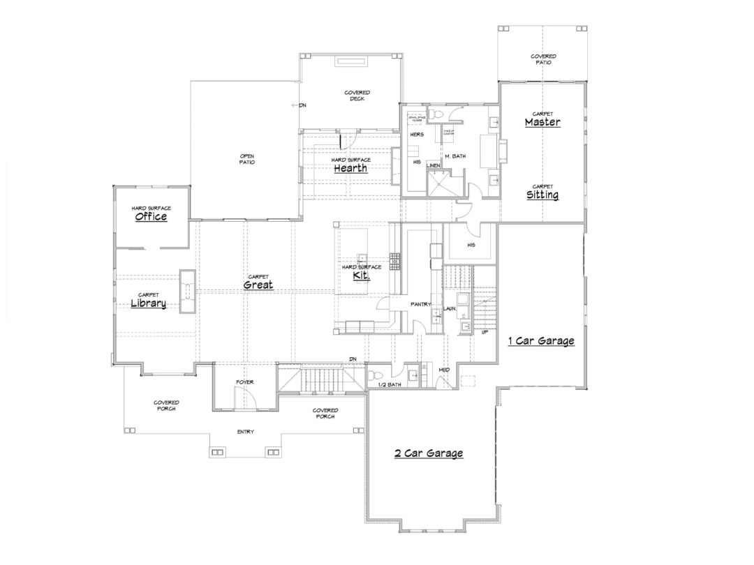Cascade Springs Main Level House Plan