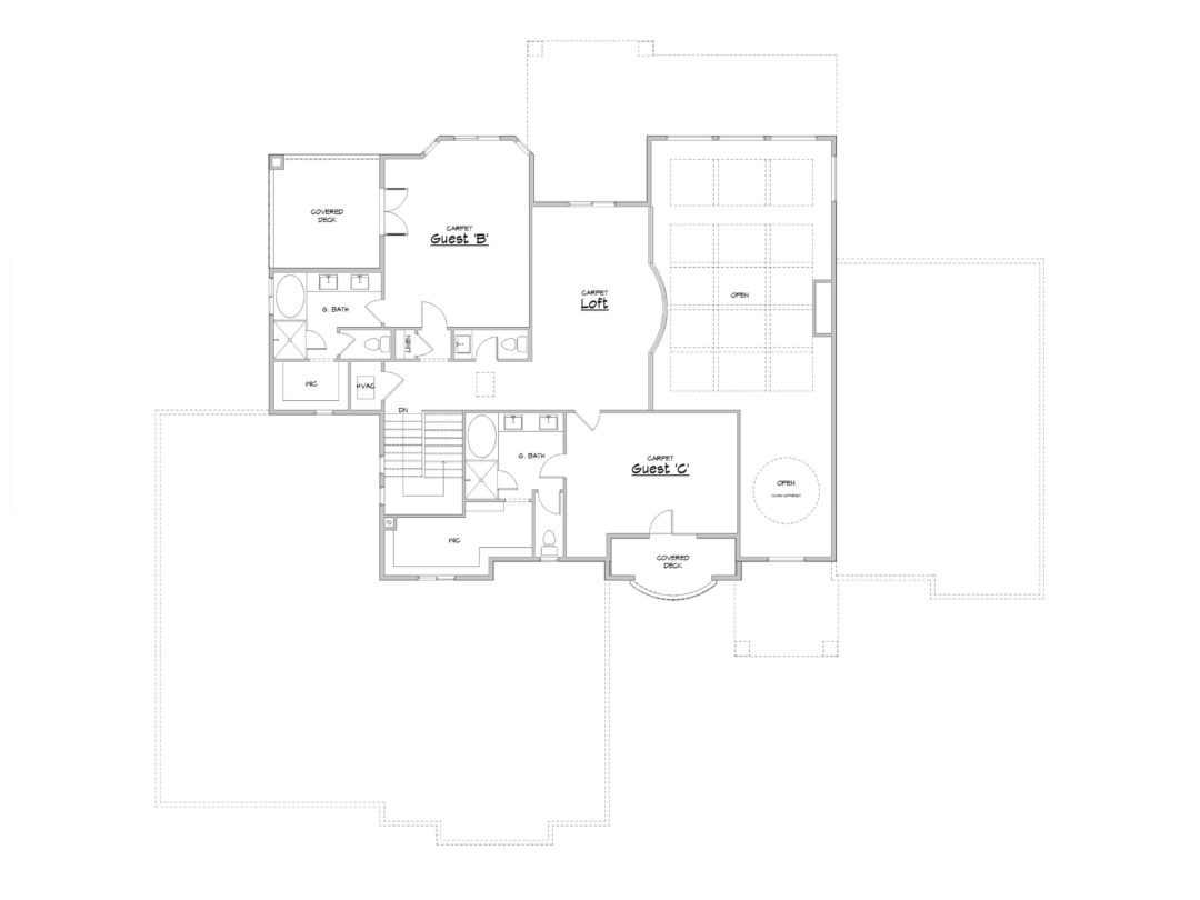 Siena Upper Level House Plan