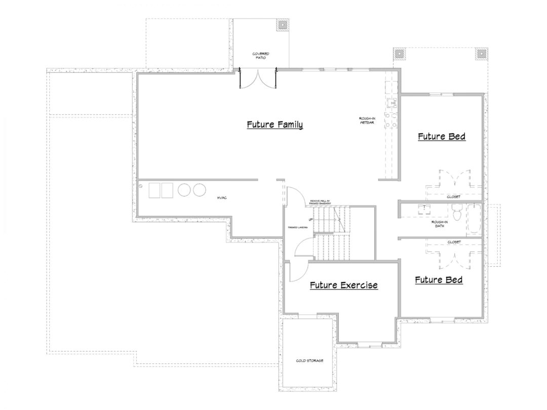 Cedar Ridge Lower Level House Plan