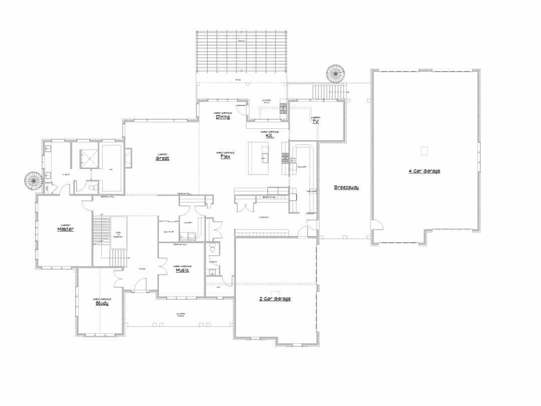 Stonehill Main Level House Plan